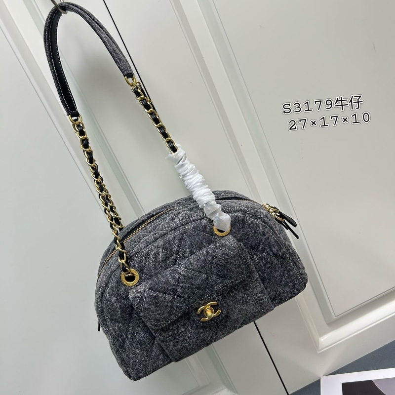 Ch*el top handle bags